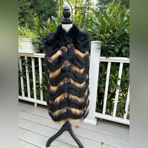 Diane Von Furstenberg Jackets & Blazers - Diane Von Furstenberg fox vest